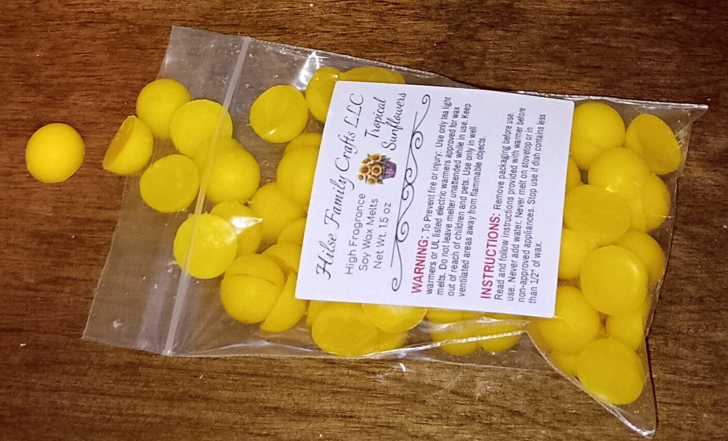 Tropical Sunflowers Wax Melts