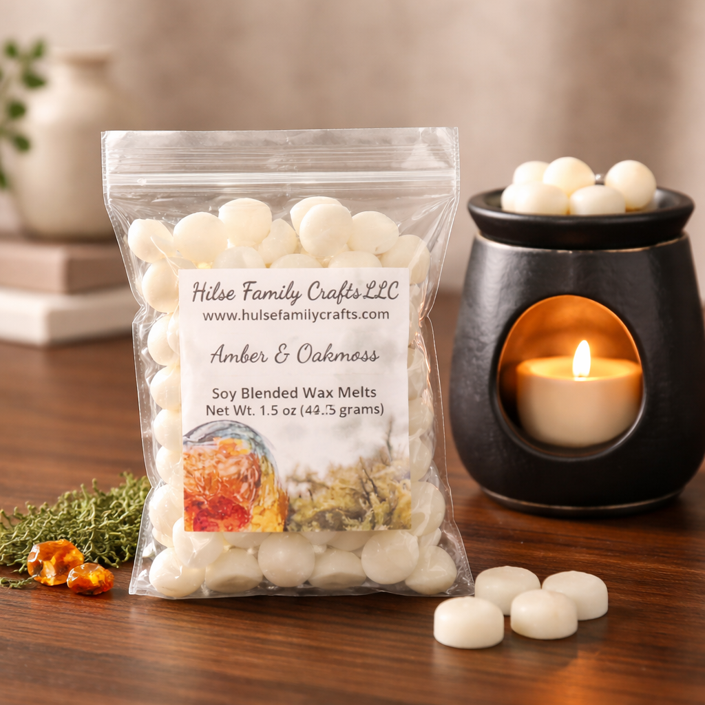 Amber and Oakmoss Wax Melts