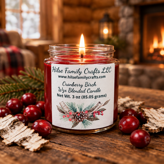 Cranberry Birch Container Candle