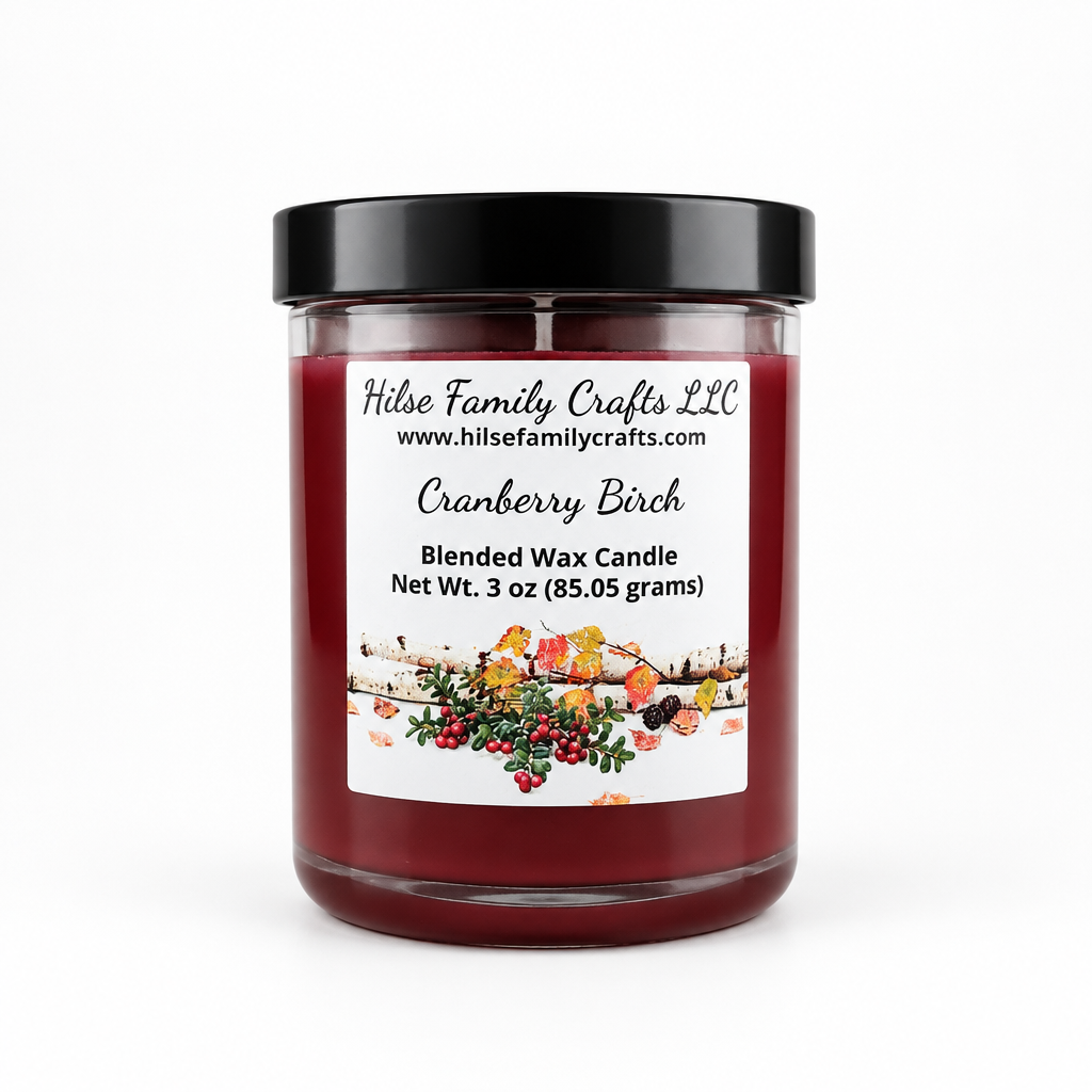 Cranberry Birch Container Candle