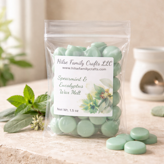 Spearmint and Eucalyptus Wax Melts