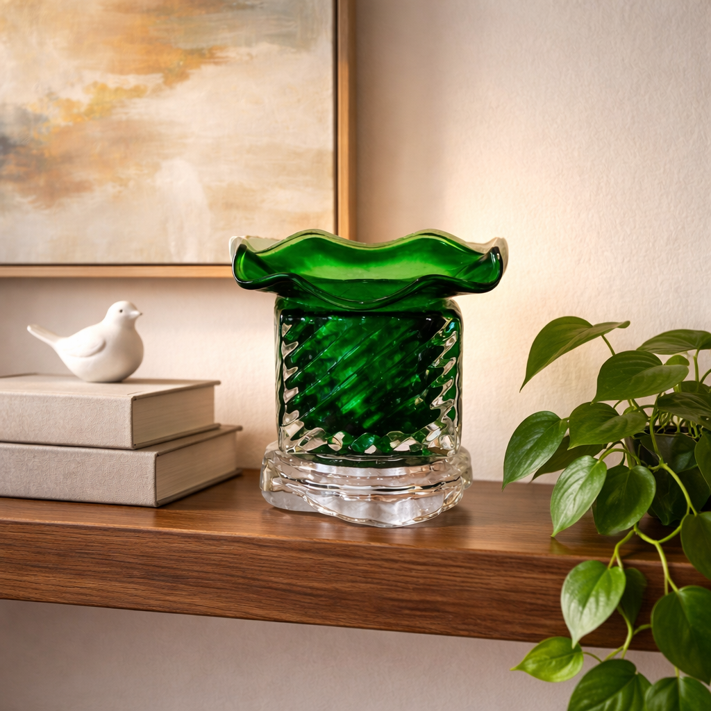 Striped Glass Warmer