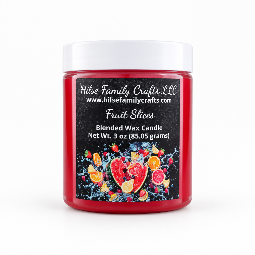 Fruit Slices Container Candle