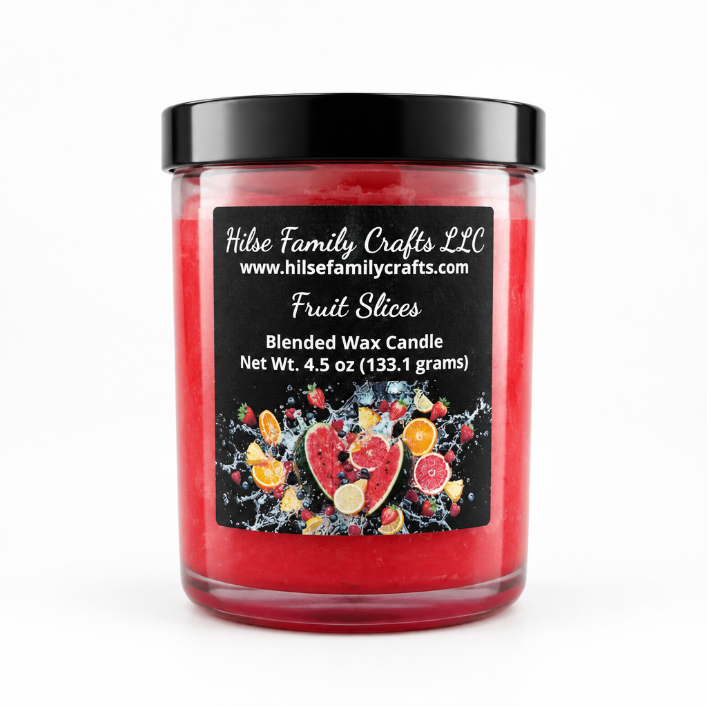 Fruit Slices Container Candle
