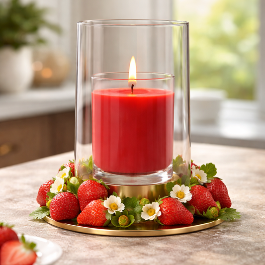 Strawberries and Cream Votive