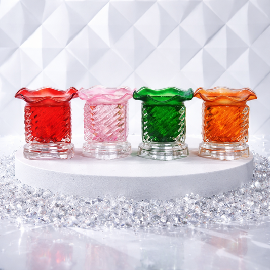 Striped Glass Warmer