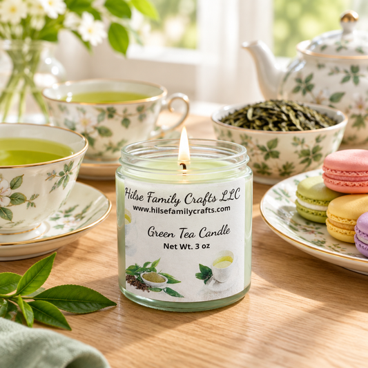 Green Tea Container Candle