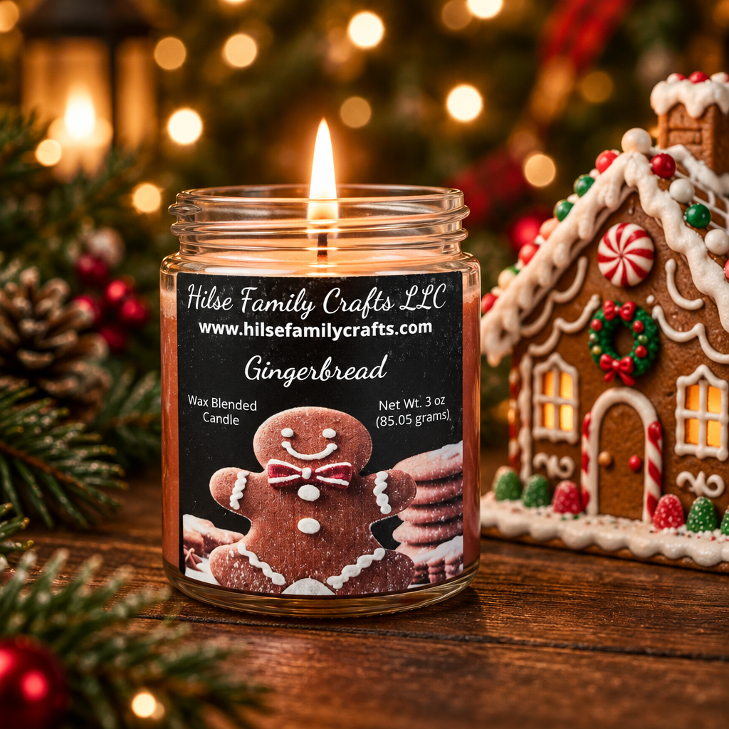 Gingerbread Container Candle