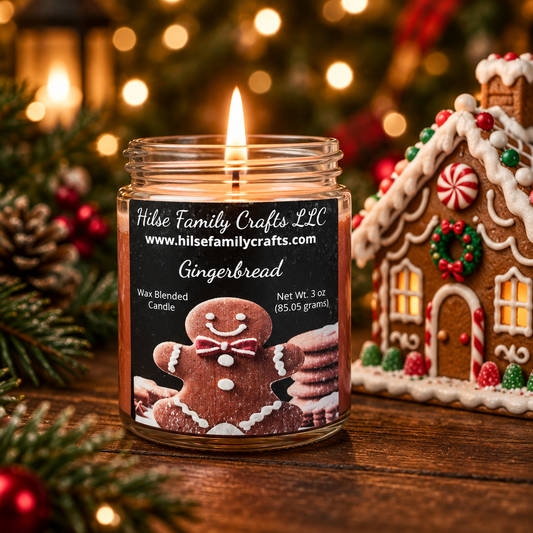 Gingerbread Container Candle