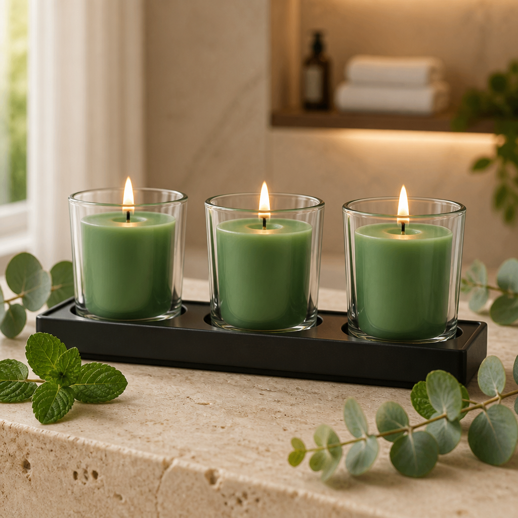Spearmint and Eucalyptus Votive
