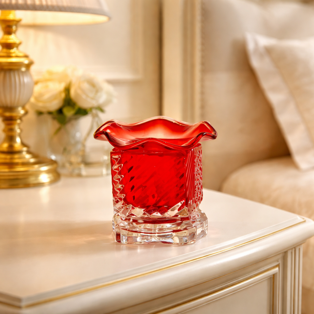 Striped Glass Warmer