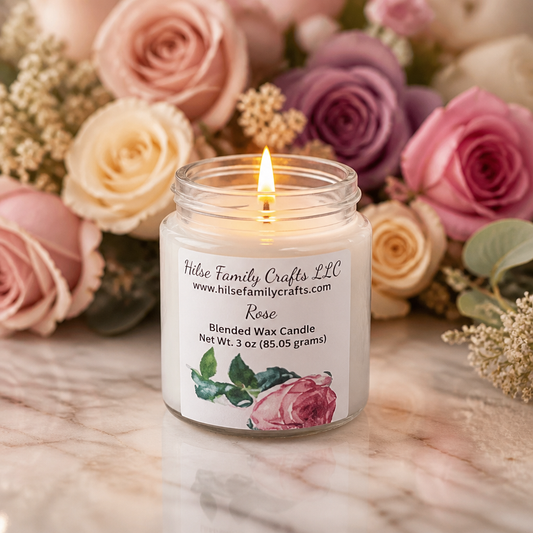 Rose Container Candle