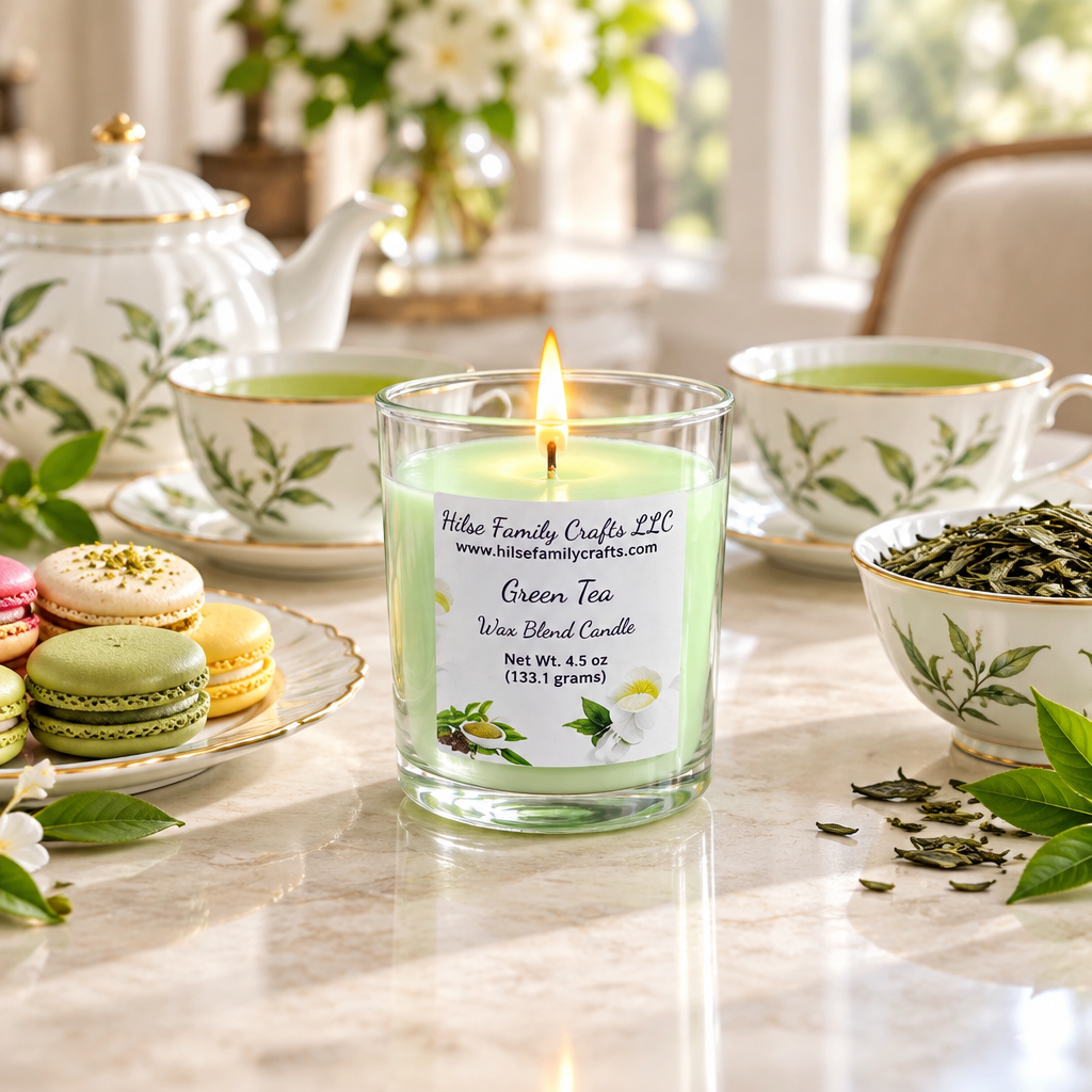 Green Tea Container Candle