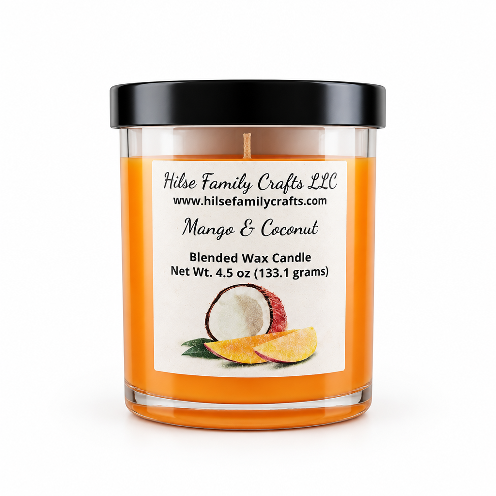 Mango and Coconut Container Candle