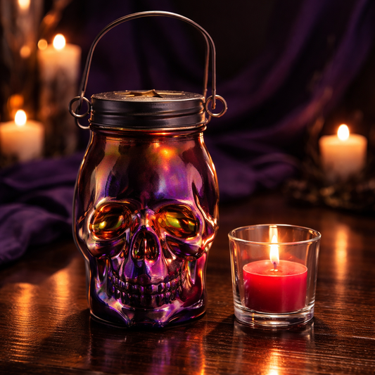 Skull Lantern Gold