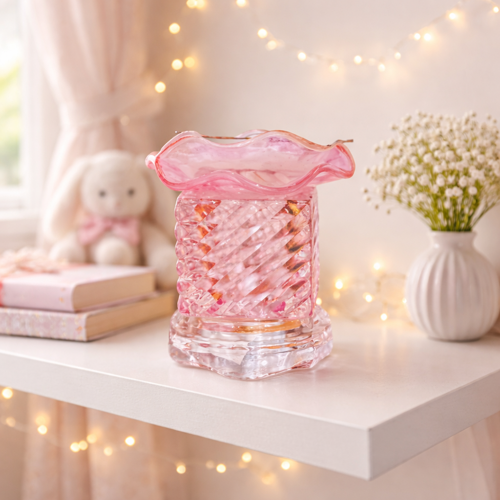 Striped Glass Warmer