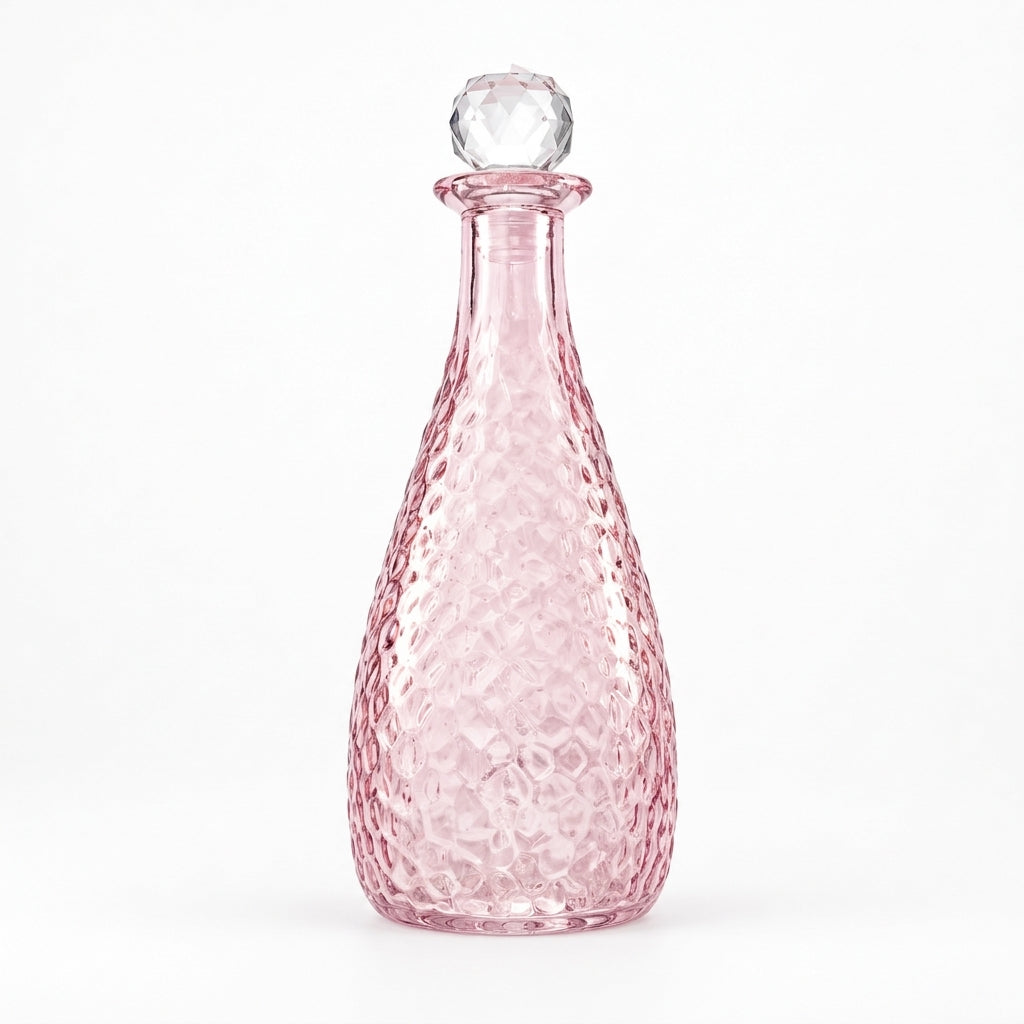 Blush Pink Teardrop Bottle Reed Diffuser Set