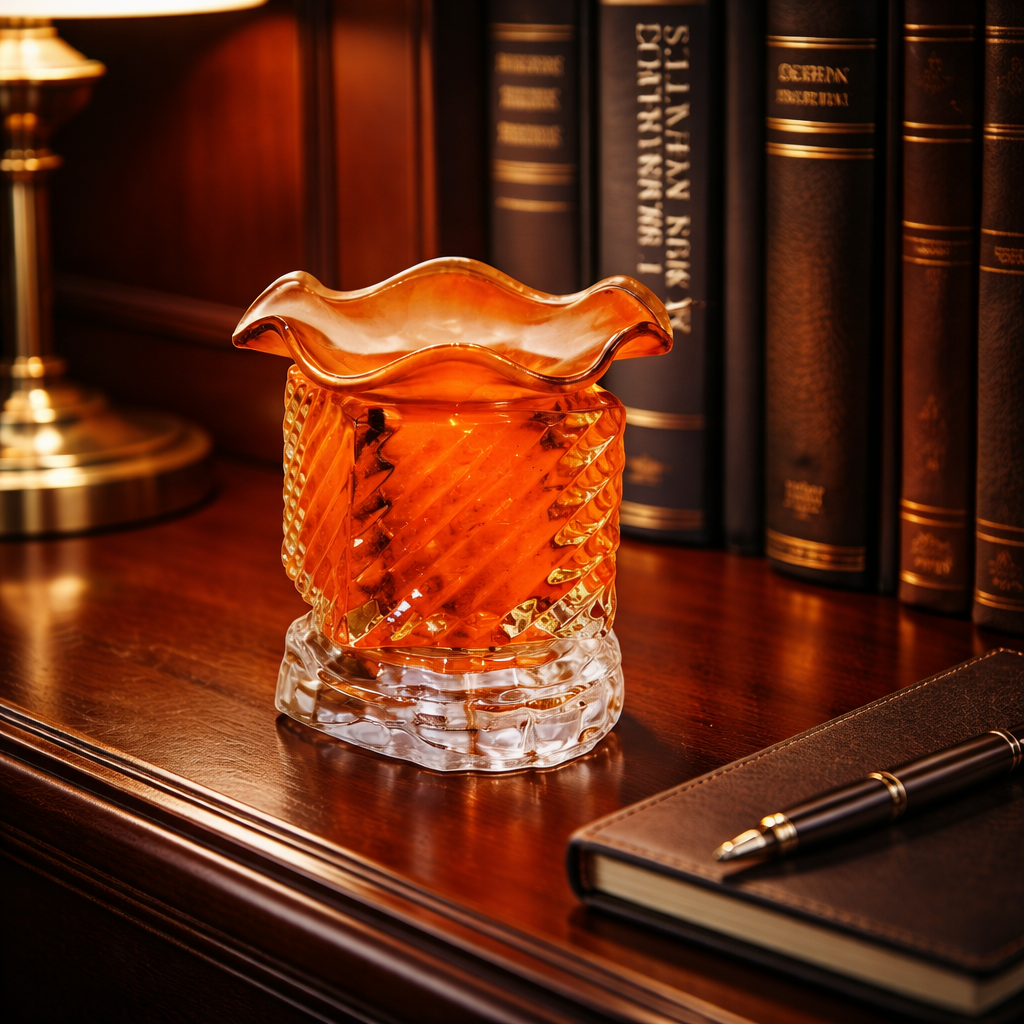 Striped Glass Warmer