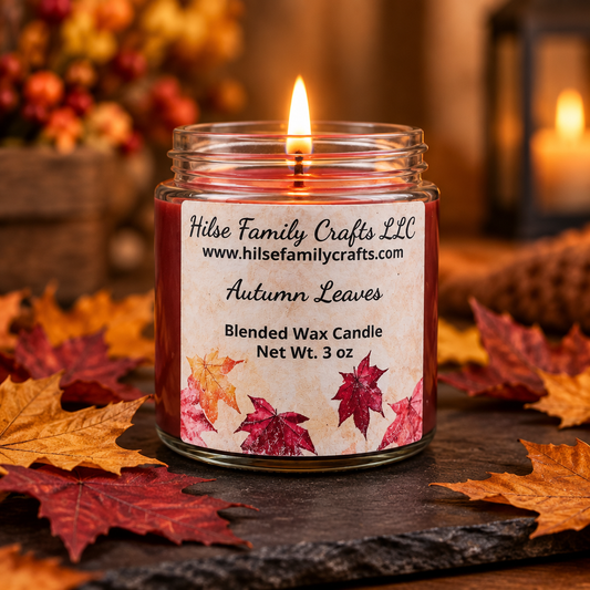 Autumn Leaves Container Candle